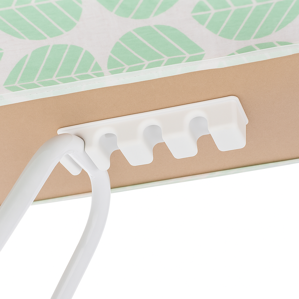 Tabla De Planchar Básica Hojas 106x30 Cm Verde