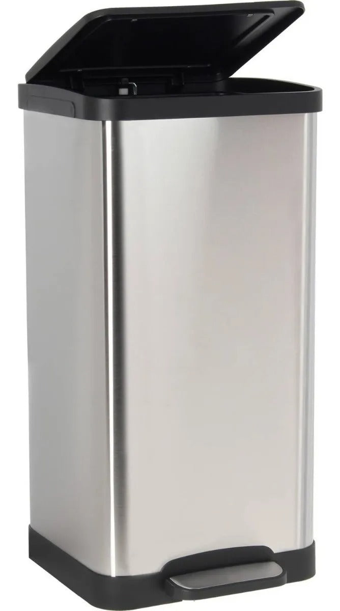Basurero Moderno De 15 Litros Acero Inoxidable