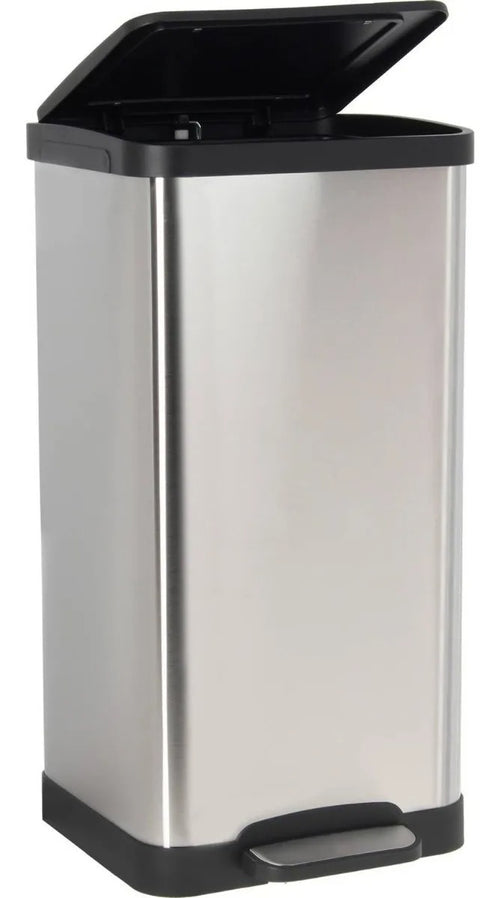 Basurero Moderno De 15 Litros Acero Inoxidable