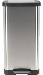 Basurero Moderno De 15 Litros Acero Inoxidable